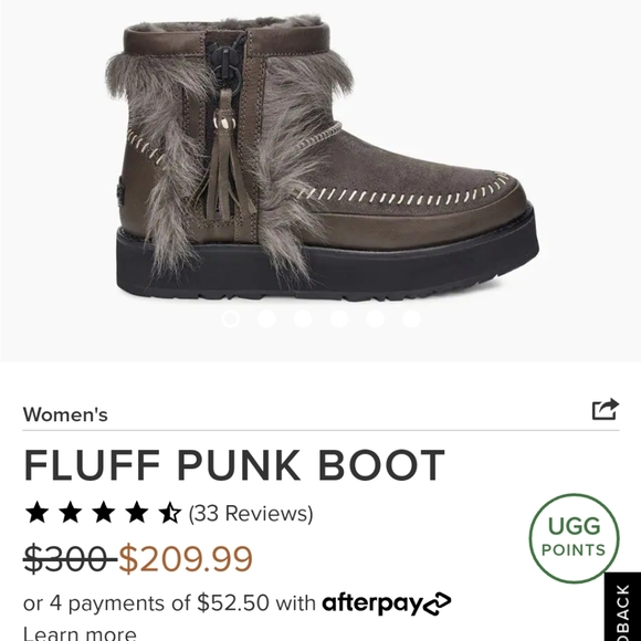 ugg fluff punk boot